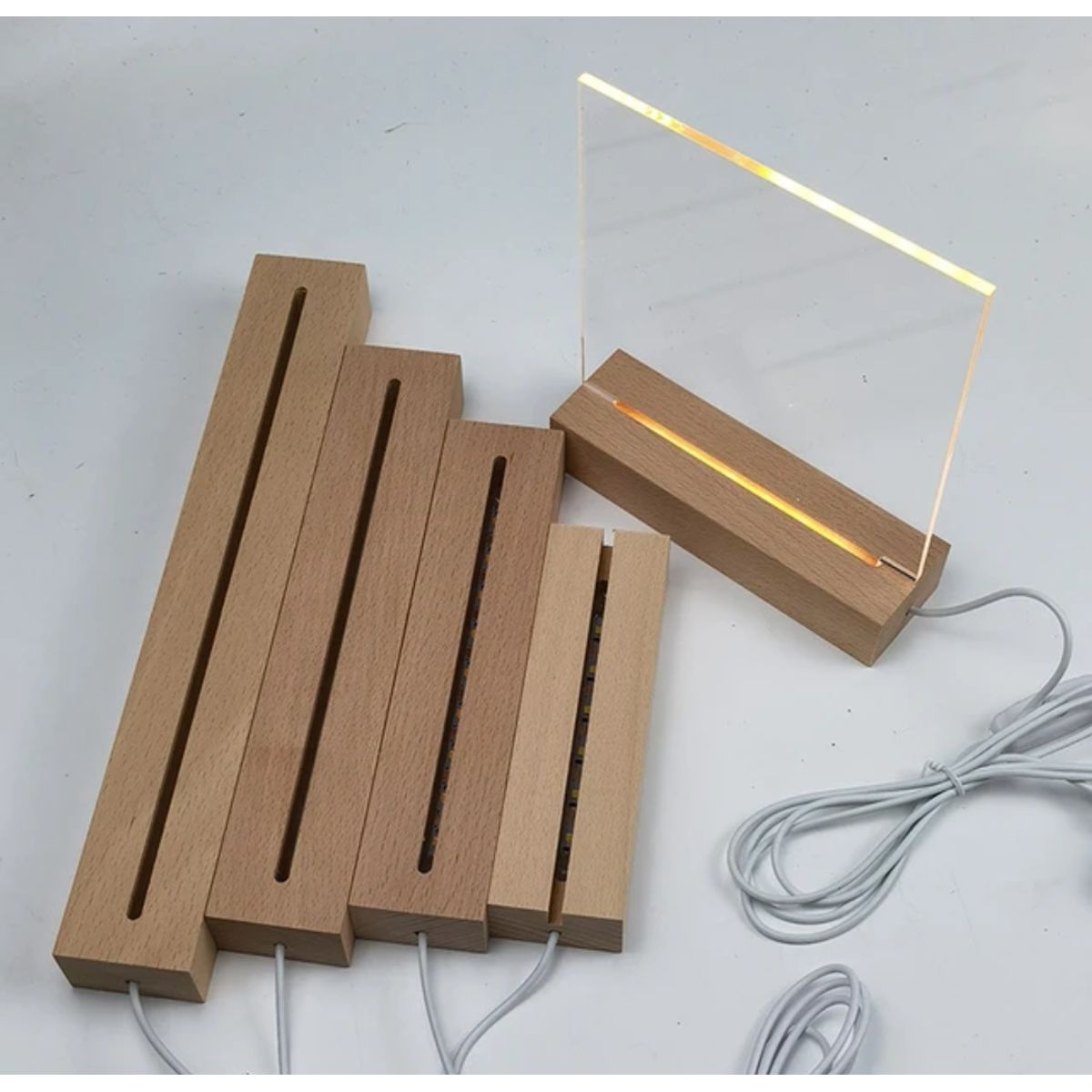 GENERICO - Bases de Madera Leds
