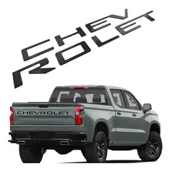 GENERICO - Insertos Portalón para Chevrolet Silverado 3d Adhesivo 19-21
