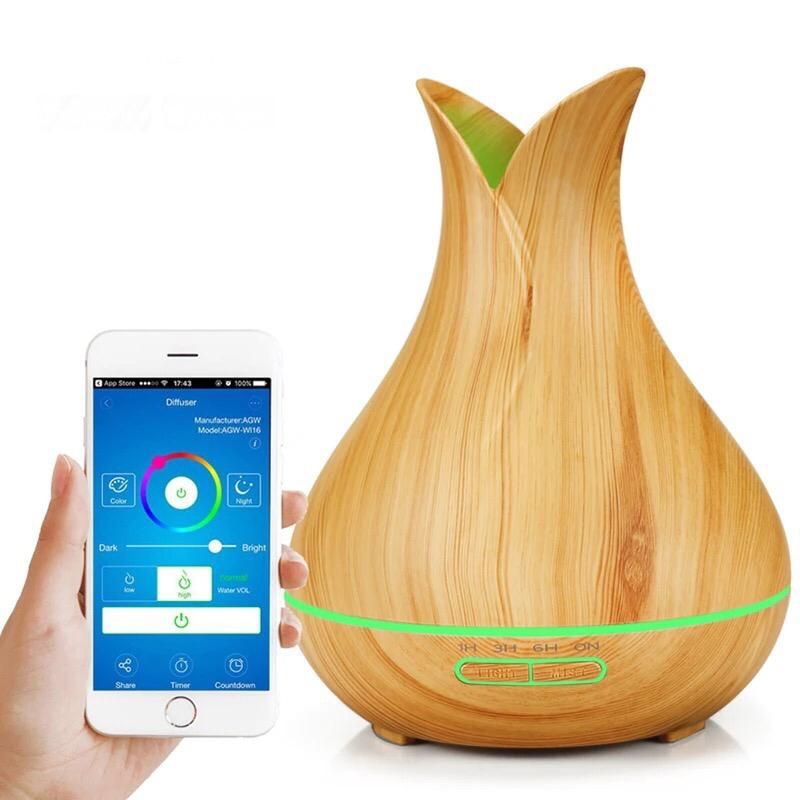 SMART LIFE - Humificador Y Difusor De Aroma Inteligente Wifi 400ml