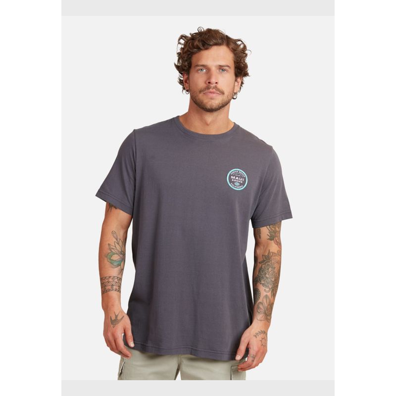 MAUI AND SONS - Polera The Real Hombre Gris