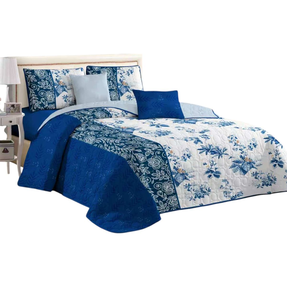 GENERICO - Cubrecama Quilt Verano 2 Plazas - Eslovenia M4