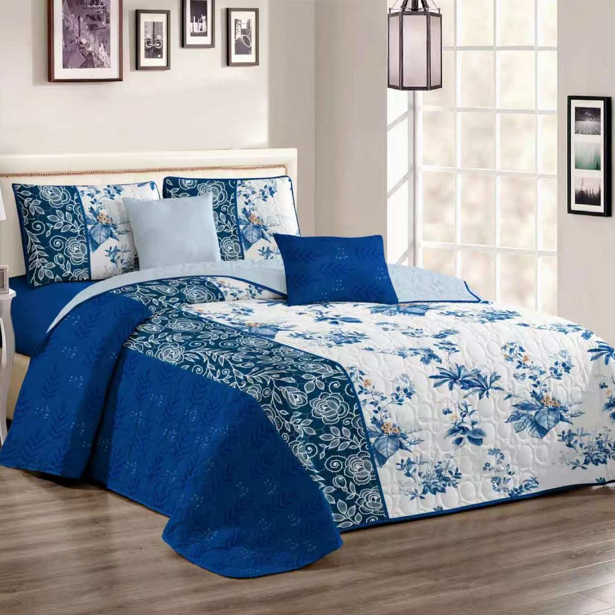 GENERICO - Cubrecama Quilt Verano 2 Plazas - Eslovenia M4