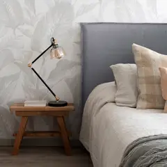 KABECEROS - RESPALDO LAVABLE FUNDA PESTAÑA - KING - LINO KAL GRIS