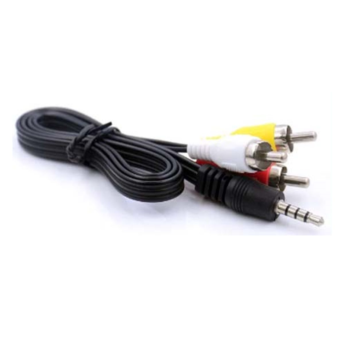 GENERICO - Cable Audio RCA Jack 3.5 mm 3 x 1 Salida Auxiliar. Aux. Macho