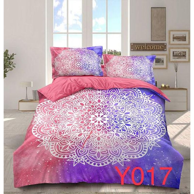 GENERICO - Cubrecama Quilt de Verano 2 Plazas - Mándala Estelar Y017