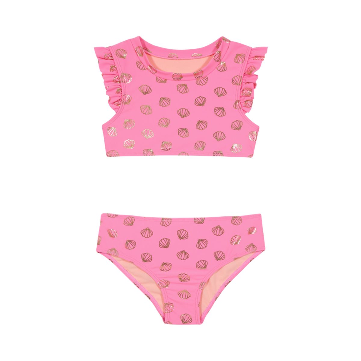 H2O WEAR - Traje de Baño Bikini UV30+ para Niña Coral - Coral