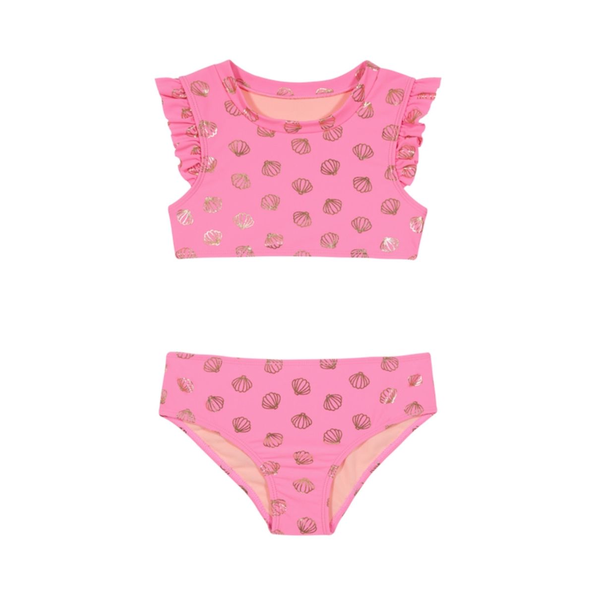 H2O WEAR - Traje de Baño Bikini UV30+ para Niña Coral - Coral