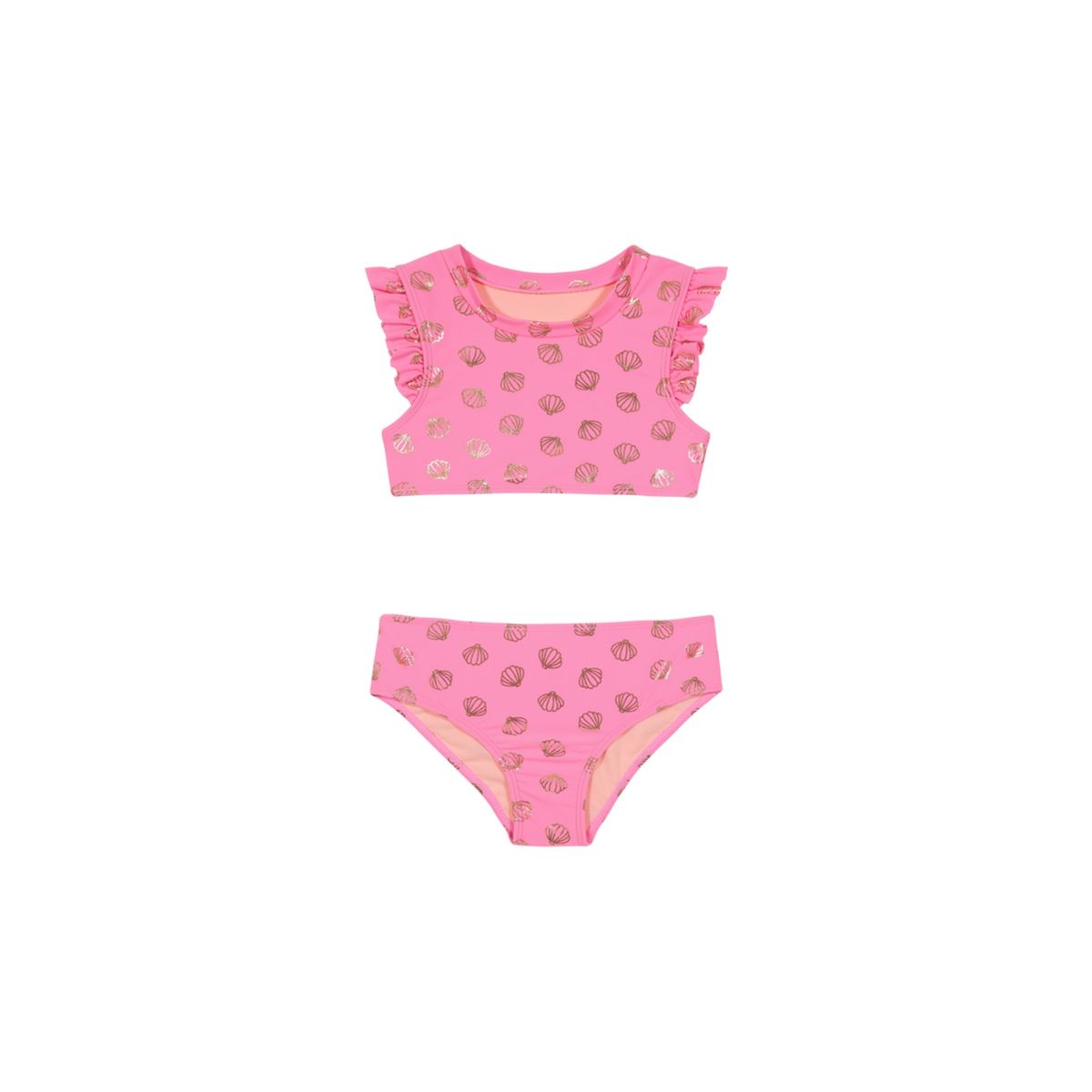 H2O WEAR - Traje de Baño Bikini UV30+ para Niña Coral - Coral
