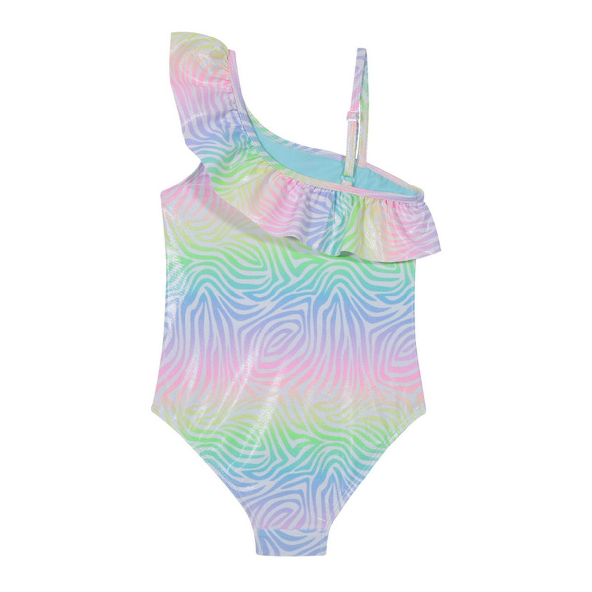 H2O WEAR - Traje de Baño Entero UV30+ Un Hombro para Niña Blanco - Blanco