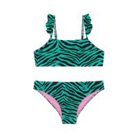 Traje de Baño Bikini UV30+ con Vuelos para Teens Niña Verde - Verde