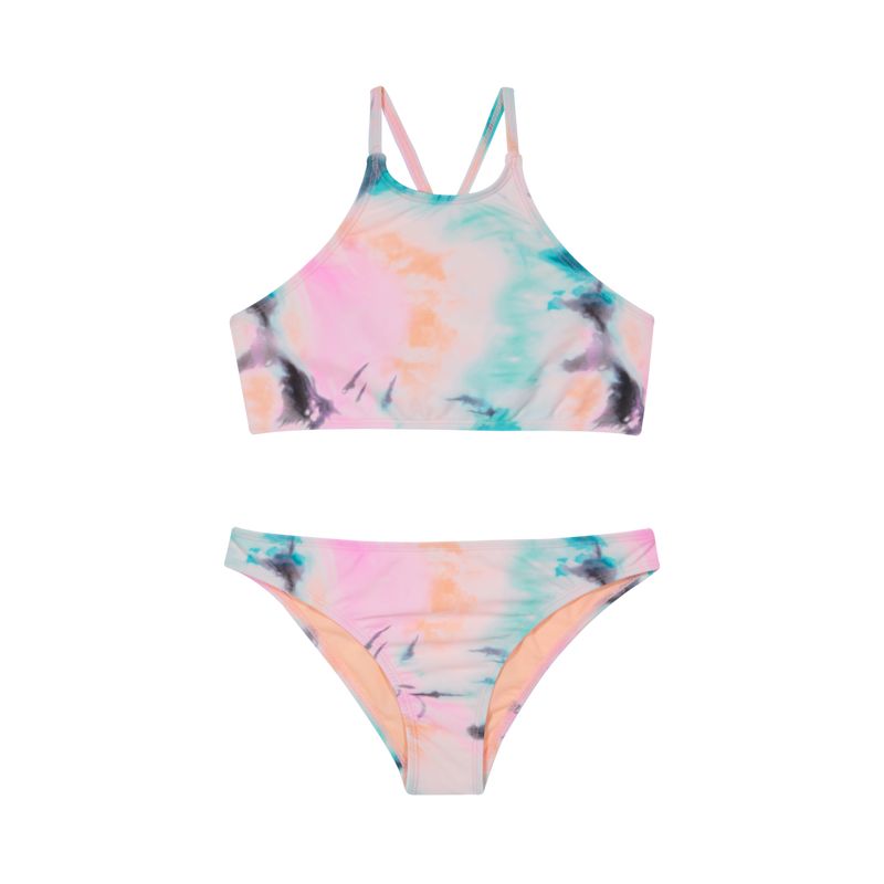 H2O WEAR - Traje de Baño Bikini UV30+ High Neck para Teens Niña Verde - Verde