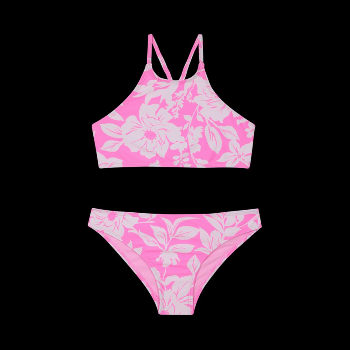 H2O WEAR - Traje de Baño Bikini UV30+ High Neck para Teens Niña Fucsia H2O WEAR