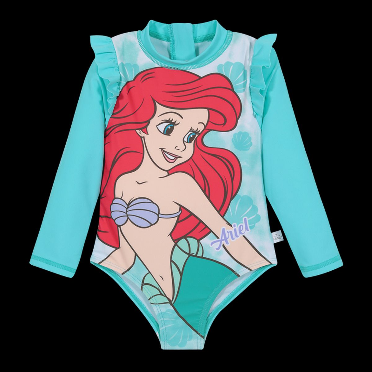 DISNEY - Traje de Baño Entero M/Larga UV50+ para Bebe Niña Verde - Verde