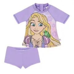 DISNEY - Traje de Baño Set UV50+ para Bebe Niña Lila - Lila