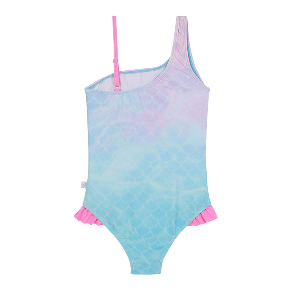 DISNEY - Traje de Baño Entero Un Hombro UV50+ para Niña Rosado - Rosa