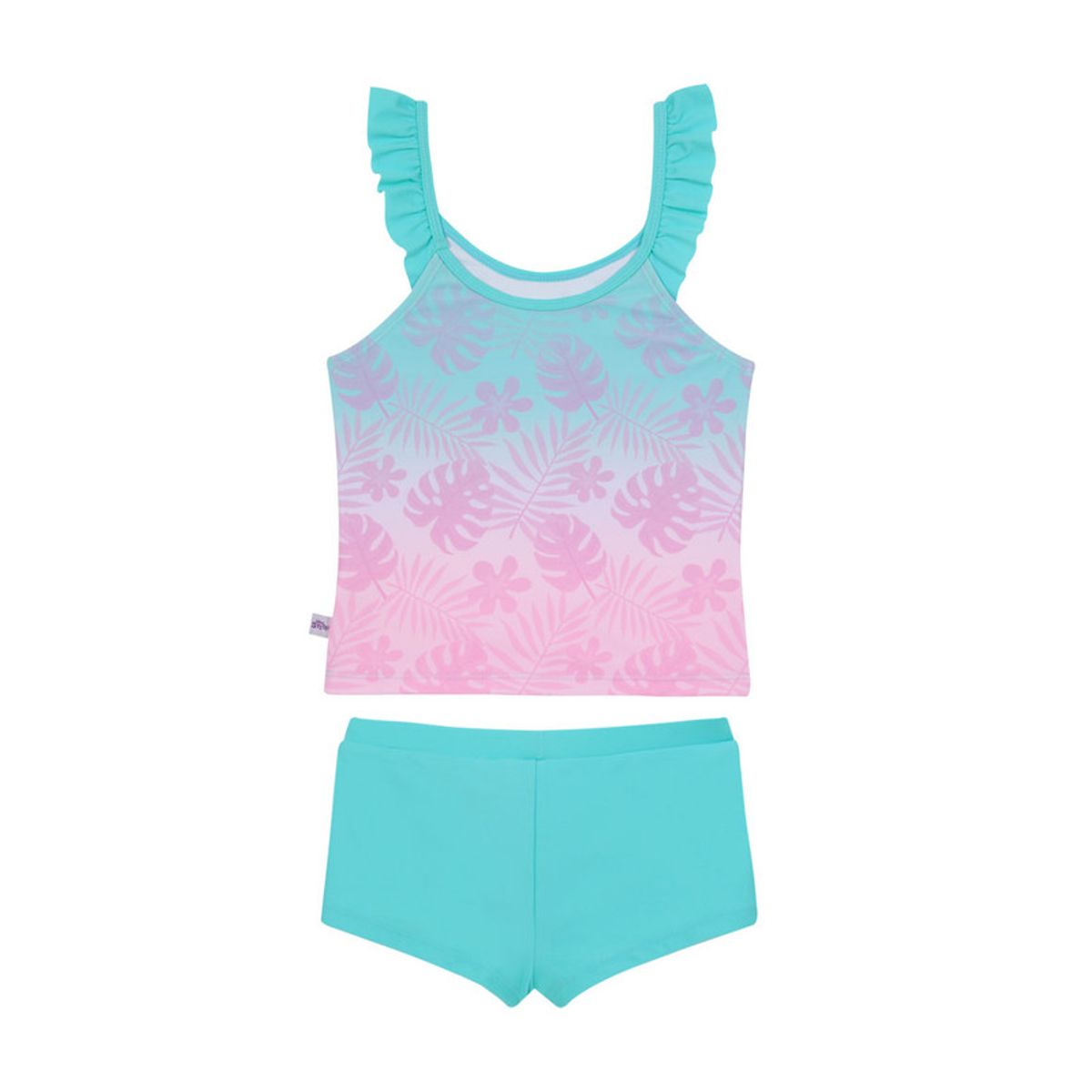 DISNEY - Traje de Baño Tankini Sublimado para Niña Verde - Verde