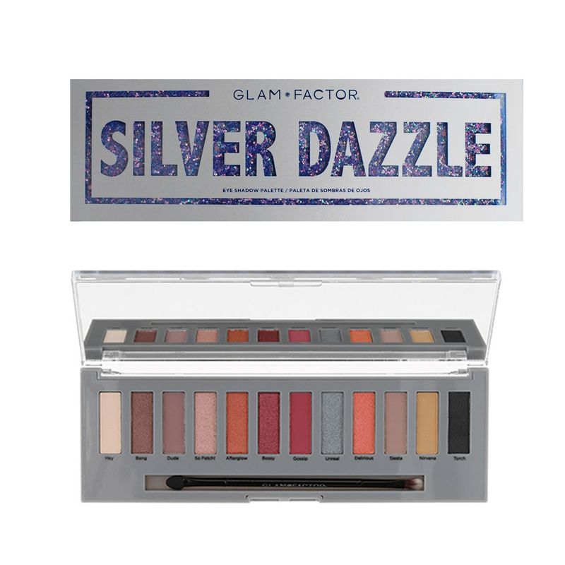 COSMETICAVAL - Paleta Maquillaje Sombra Ojos Brillo Y Matte Cosmeticaval.