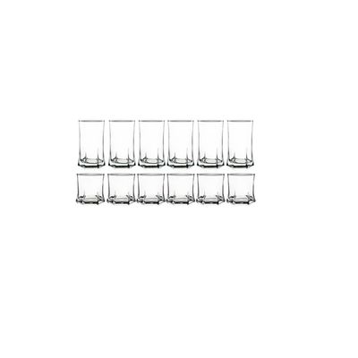 Imagen 2 del producto Vaso de Vidrio Alto y Bajo Vivaldi (Pack 12 Unidades)