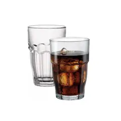BORMIOLI - Vaso de Vidrio Templado Extra Resistente Apilable 480cc X6
