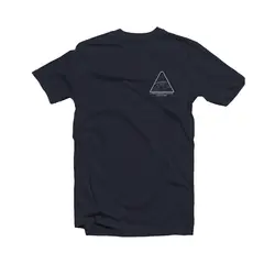 TRALKAROAD - Polera Descabezado Grande azul polo algodón orgánico