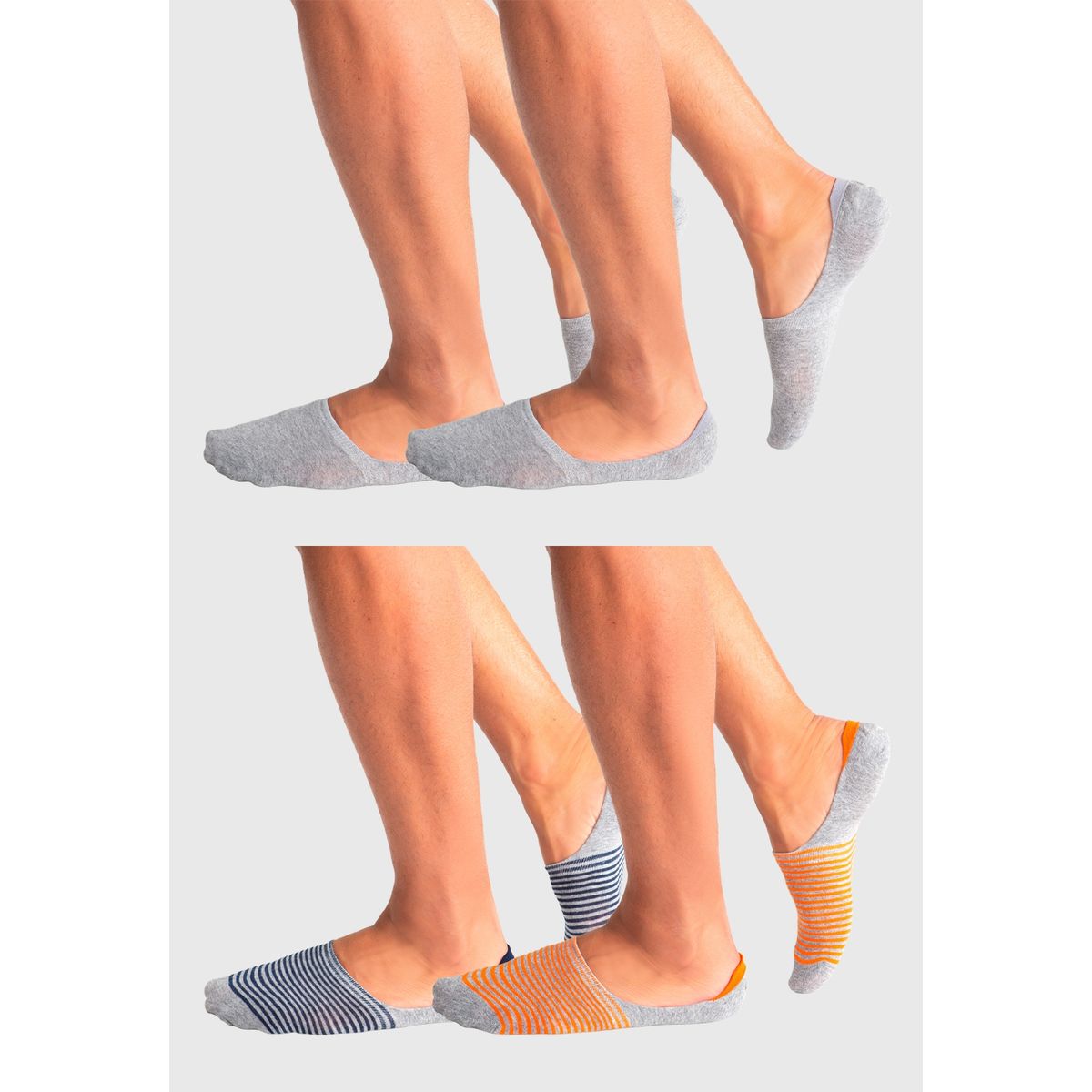 MOTA - CALCETIN INVISIBLE ALGODON PACKX4 MT21103