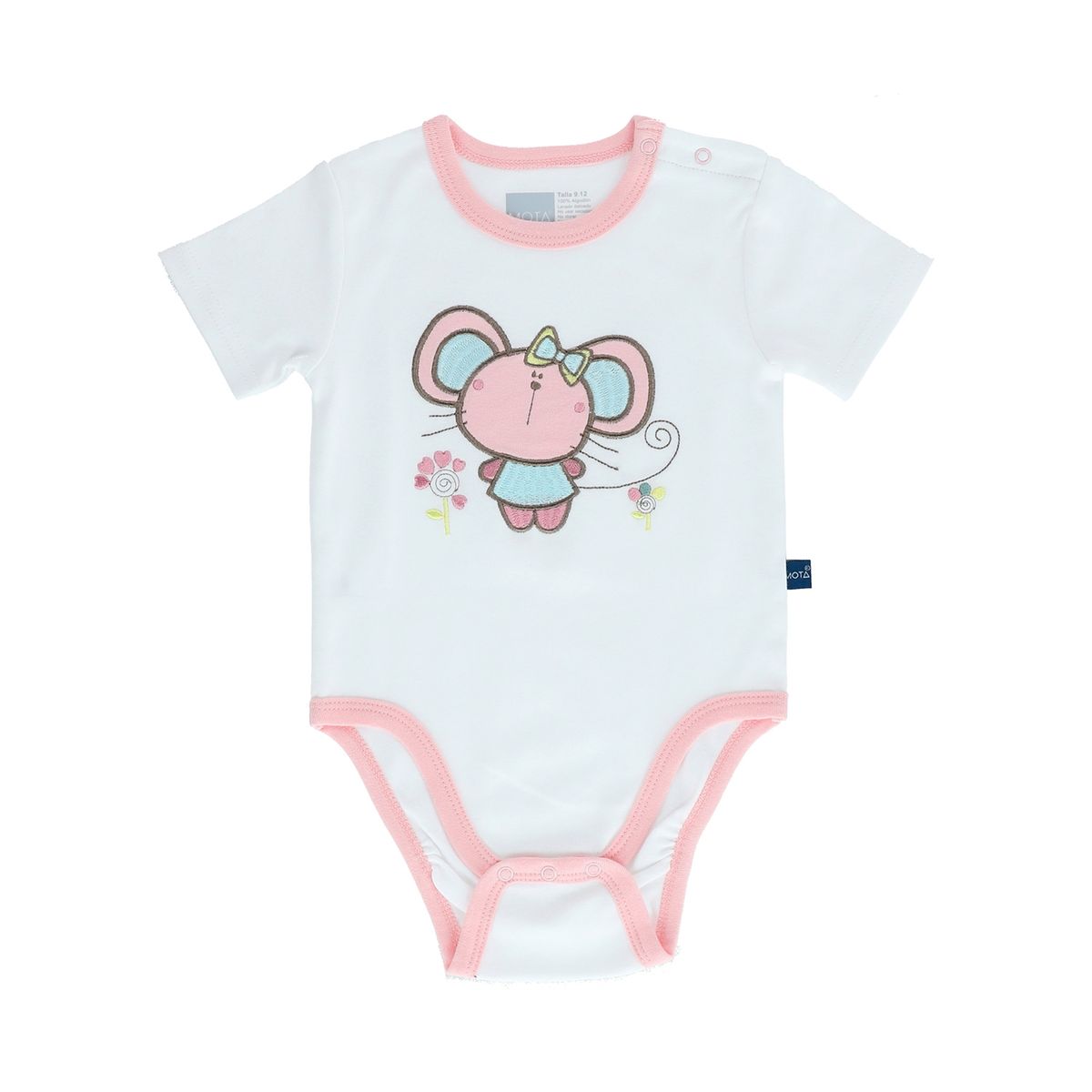 MOTA - BODY ALGODÓN MANGA CORTA PACK 3