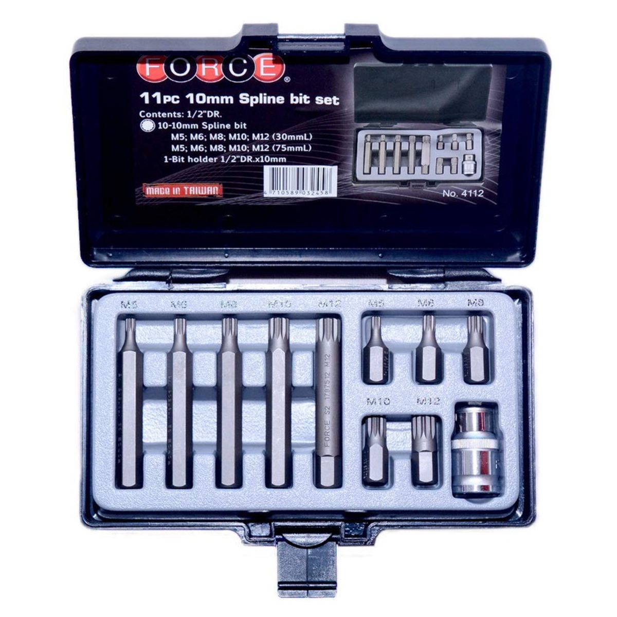 FORCE - Juego de Puntas Imbus Force M5 - M12 - 11 Piezas