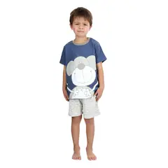MOTA - PIJAMA MANGA CORTA 2 PIEZAS ALGODÓN