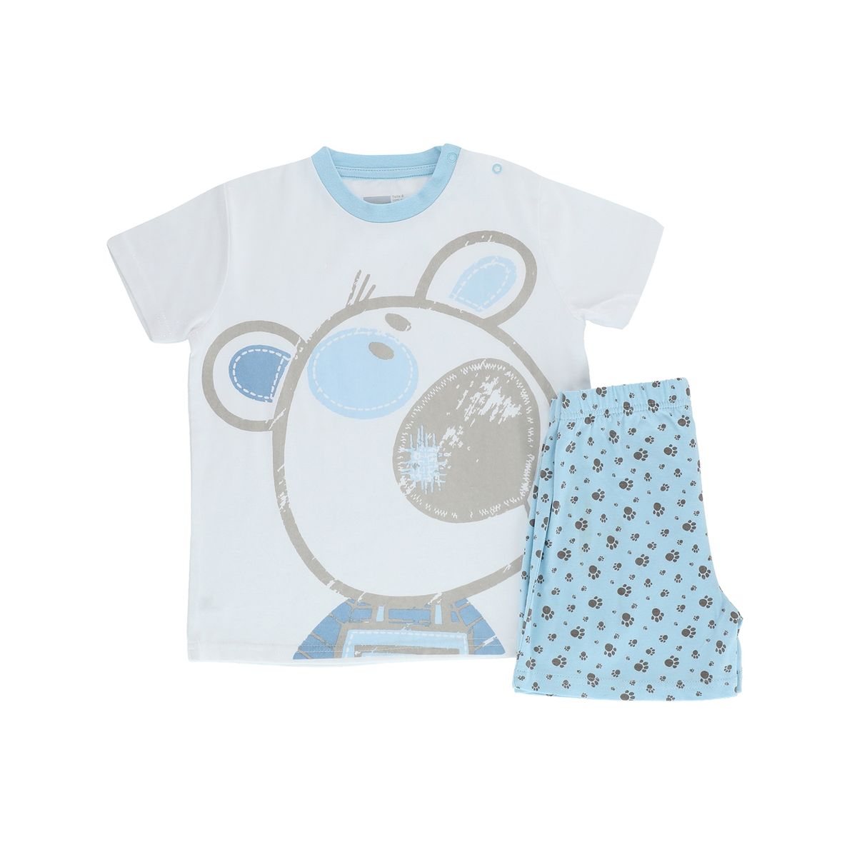 MOTA - PIJAMA MANGA CORTA 2 PIEZAS ALGODÓN MOTA