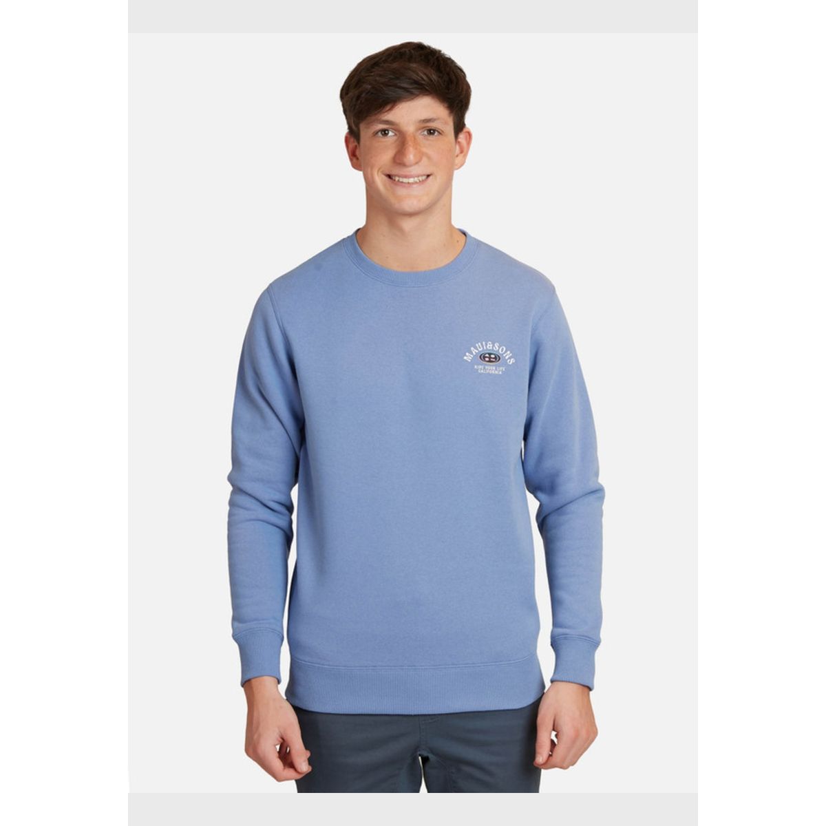 MAUI AND SONS - Poleron Logo Lights Rnd Yng Juvenil Hombre Morado