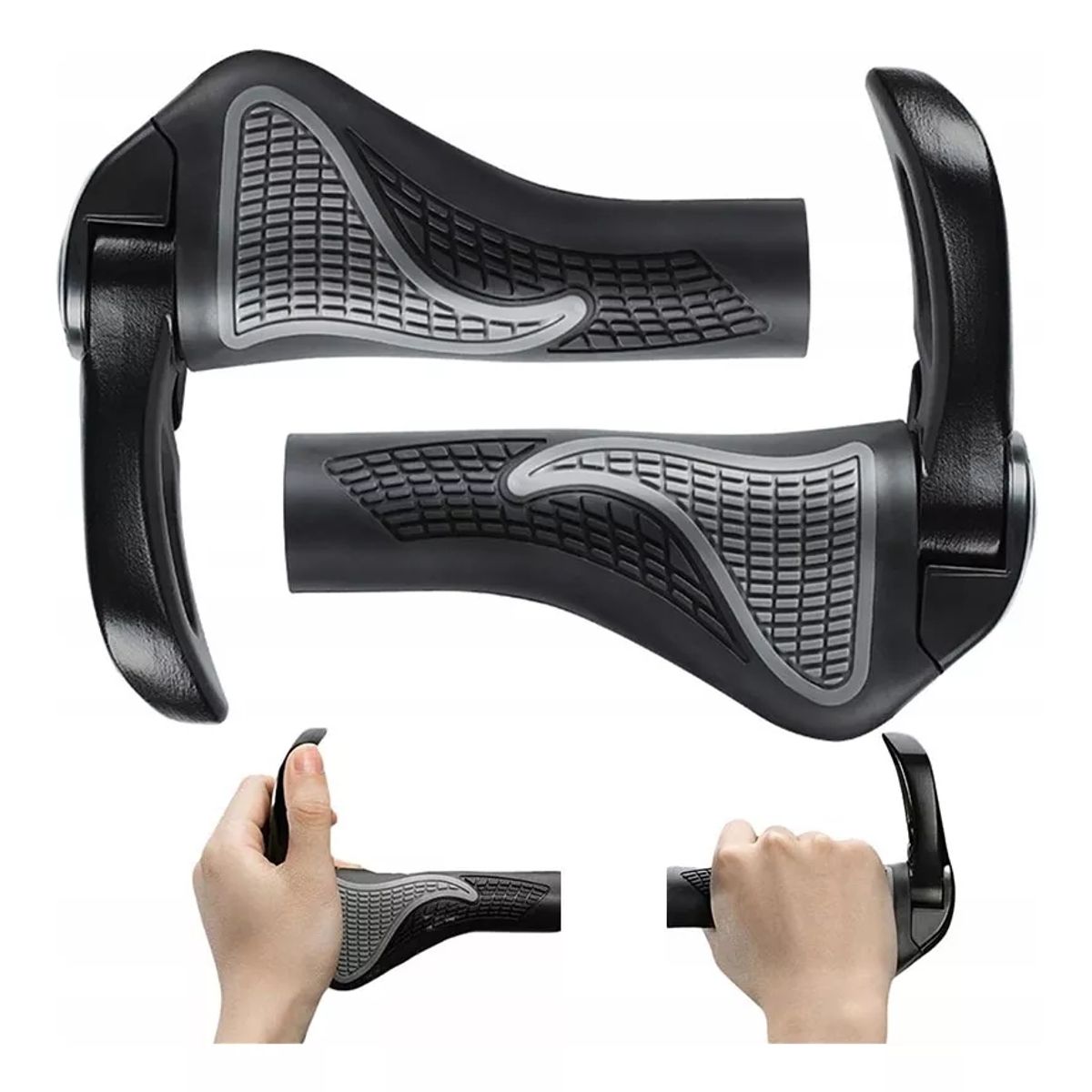 KUANGYE - Puños Manillas Bicicleta Ergonómicos Puño De Bicicleta