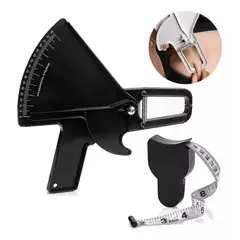 KUANGYE - Caliper Medidor De Grasa Corporal Adipometro Con Cinta Métrica