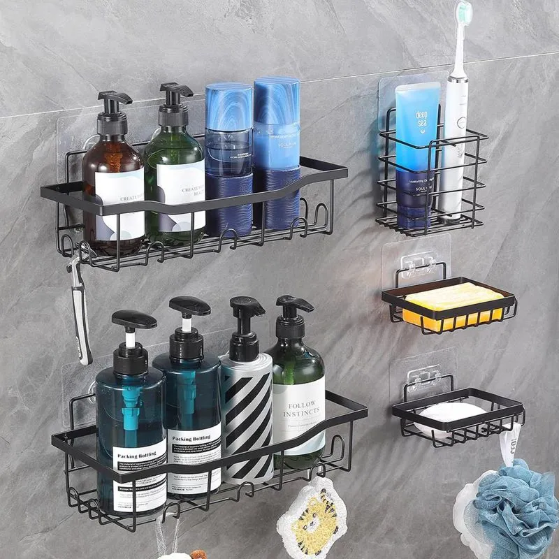 EVERSO - Estanteria Ducha Organizador Sin Taladro Para Baño Cocina y Dormitorio