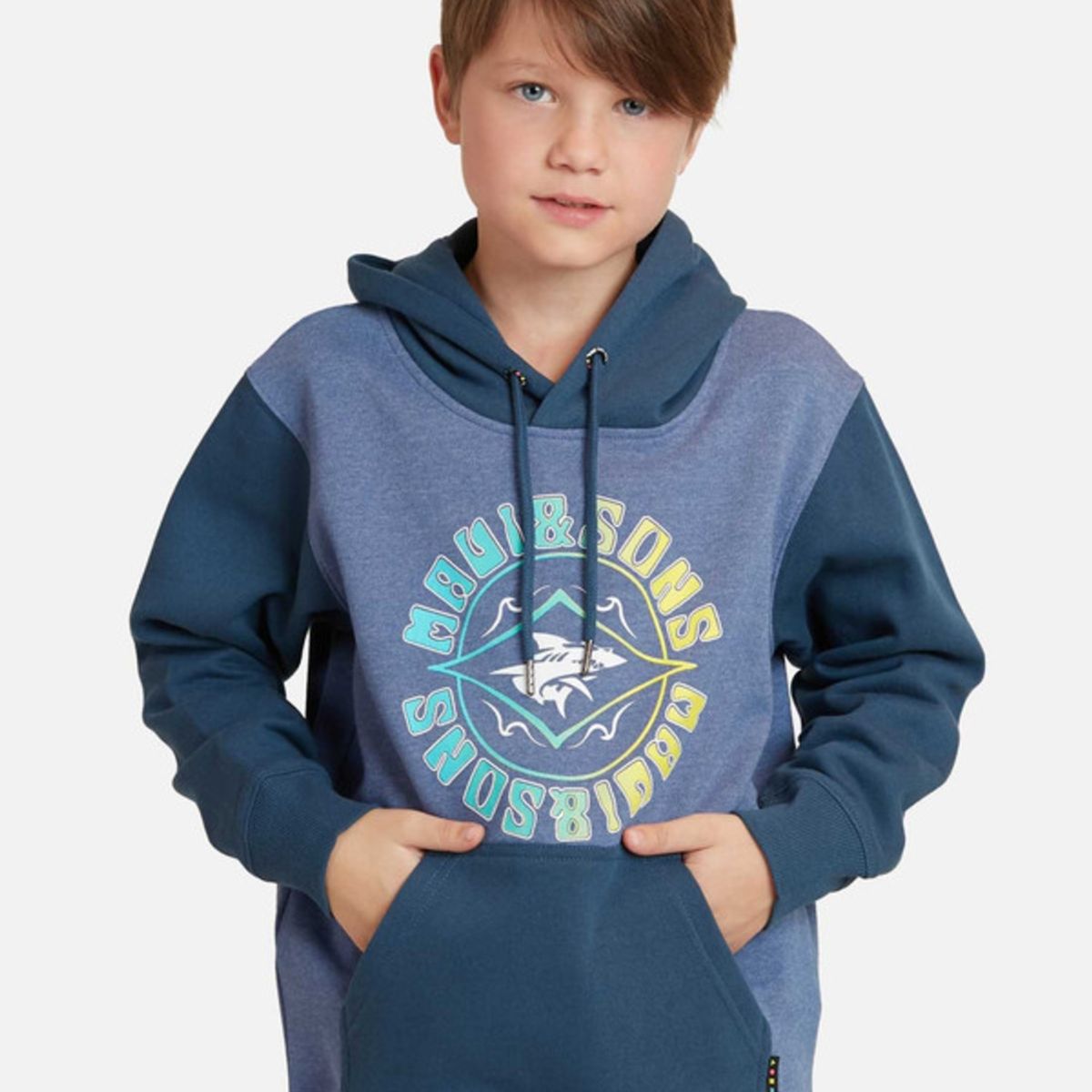 MAUI AND SONS - Poleron Maui Comp X Niño Azul