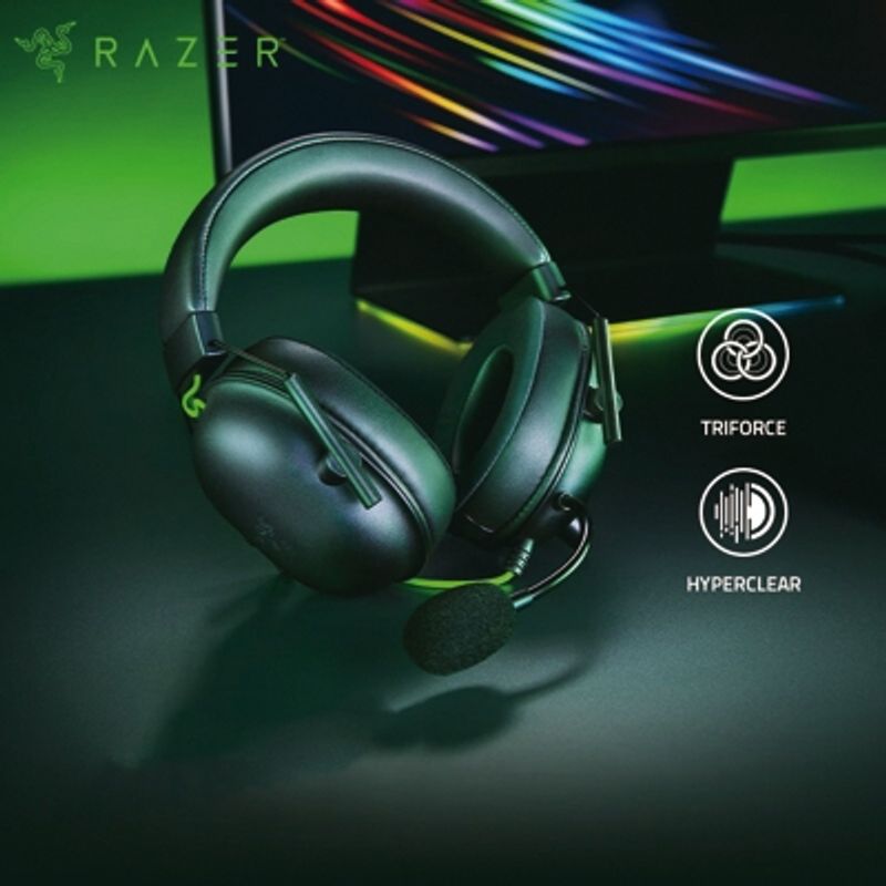 RAZER - Gamer Audífonos Blackshark V2X 3.5mm Reacondicionado(Semi Nuevo)-Negro