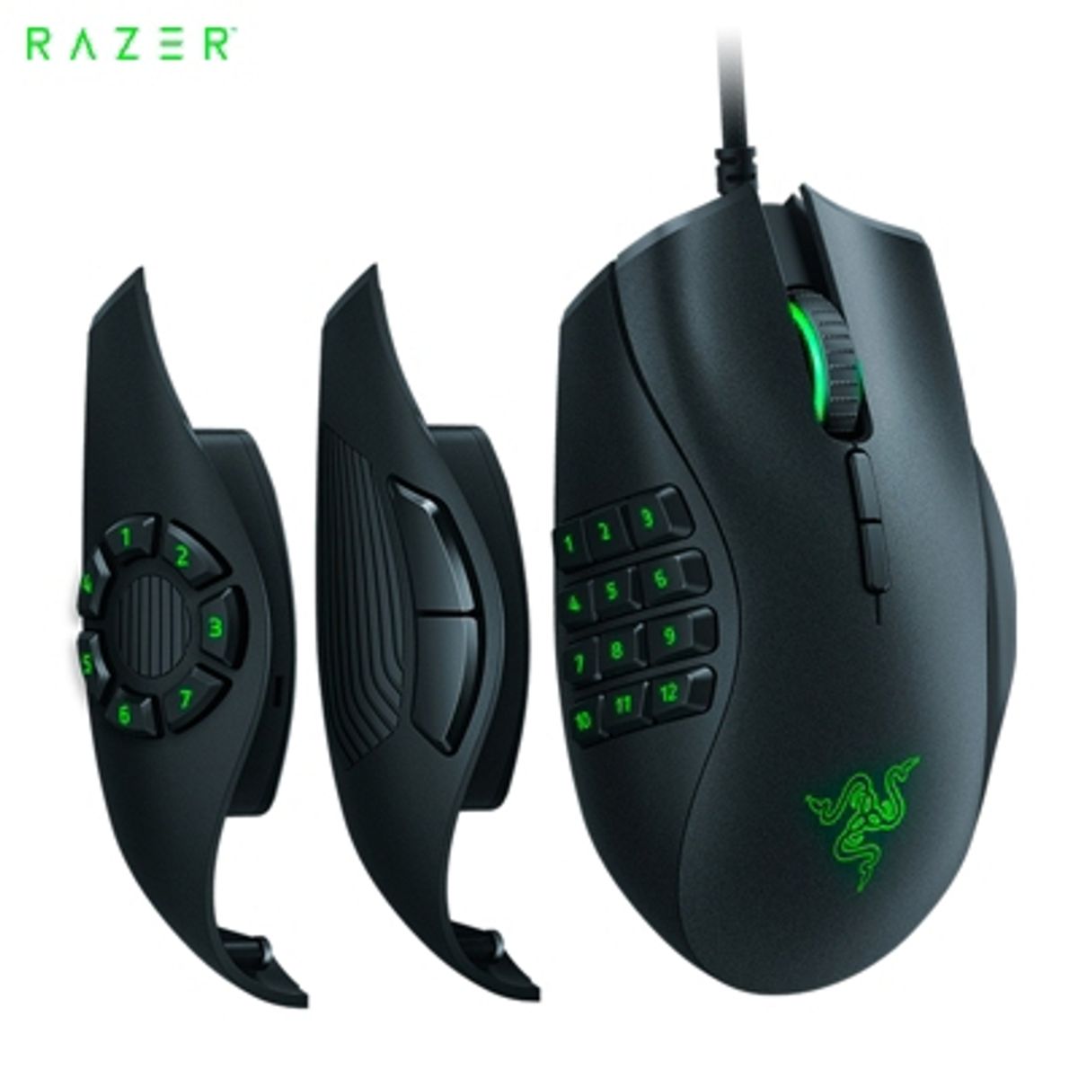 RAZER - Razer Gamer Mouse Naga Trinity Reacondicionado Semi Nuevo-Negro