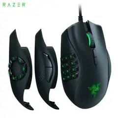 RAZER - Gamer Mouse Naga Trinity Reacondicionado Semi Nuevo-Negro