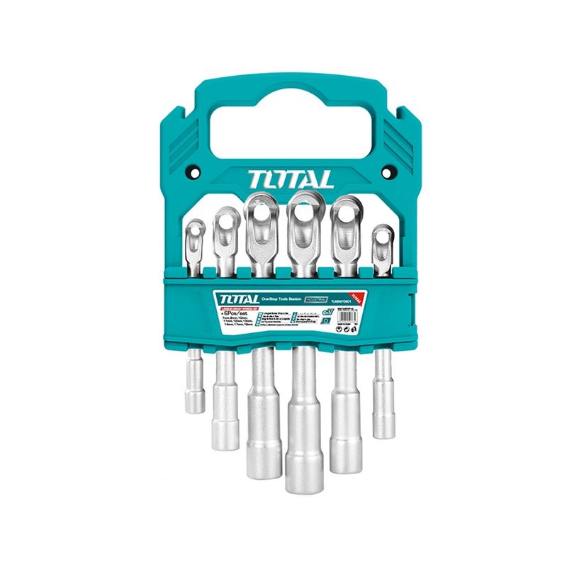 TOTAL TOOLS - Juego Llaves Pipa Tipo L 6 Piezas TOTAL