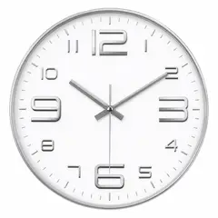 DBLUE - Reloj de Pared XL 30cm de 3 Agujas con Movimiento de Quarzo