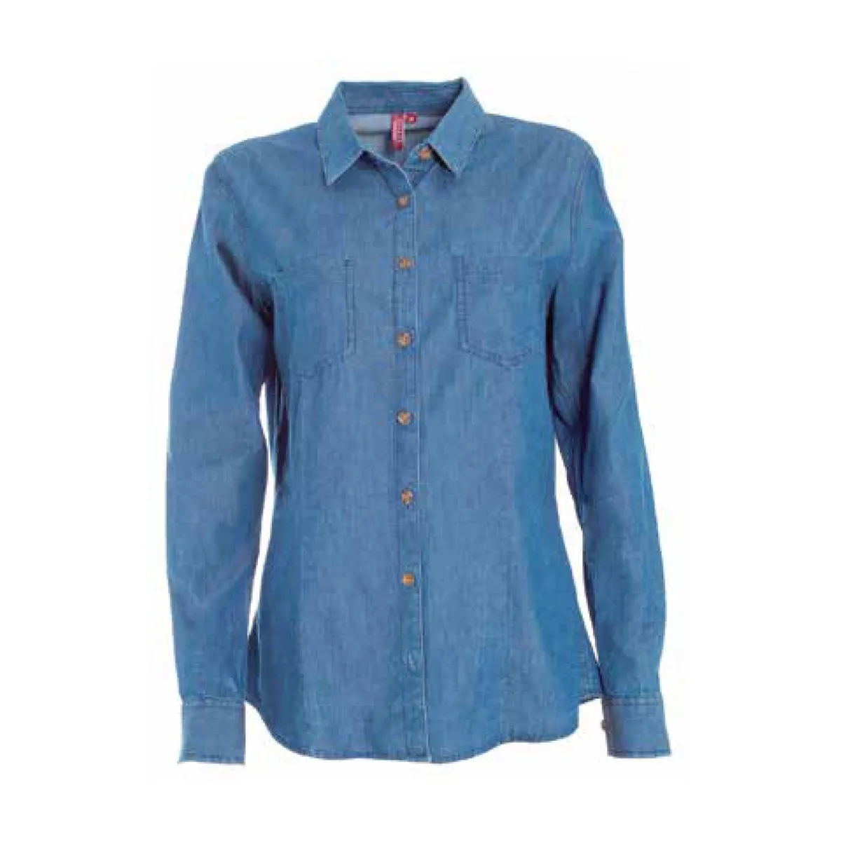 MIKE'S - Blusa Denim 2 Bolsillos Mujer M/l Mike`s MIKE'S