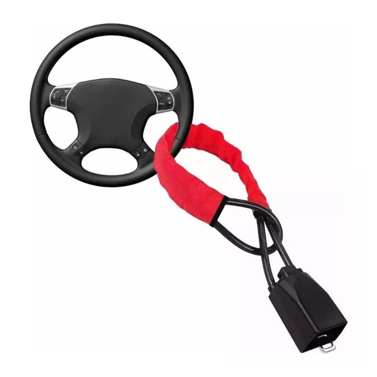 GENERICO - Traba Volante Bloqueo Universal Conexión Al Cinturón