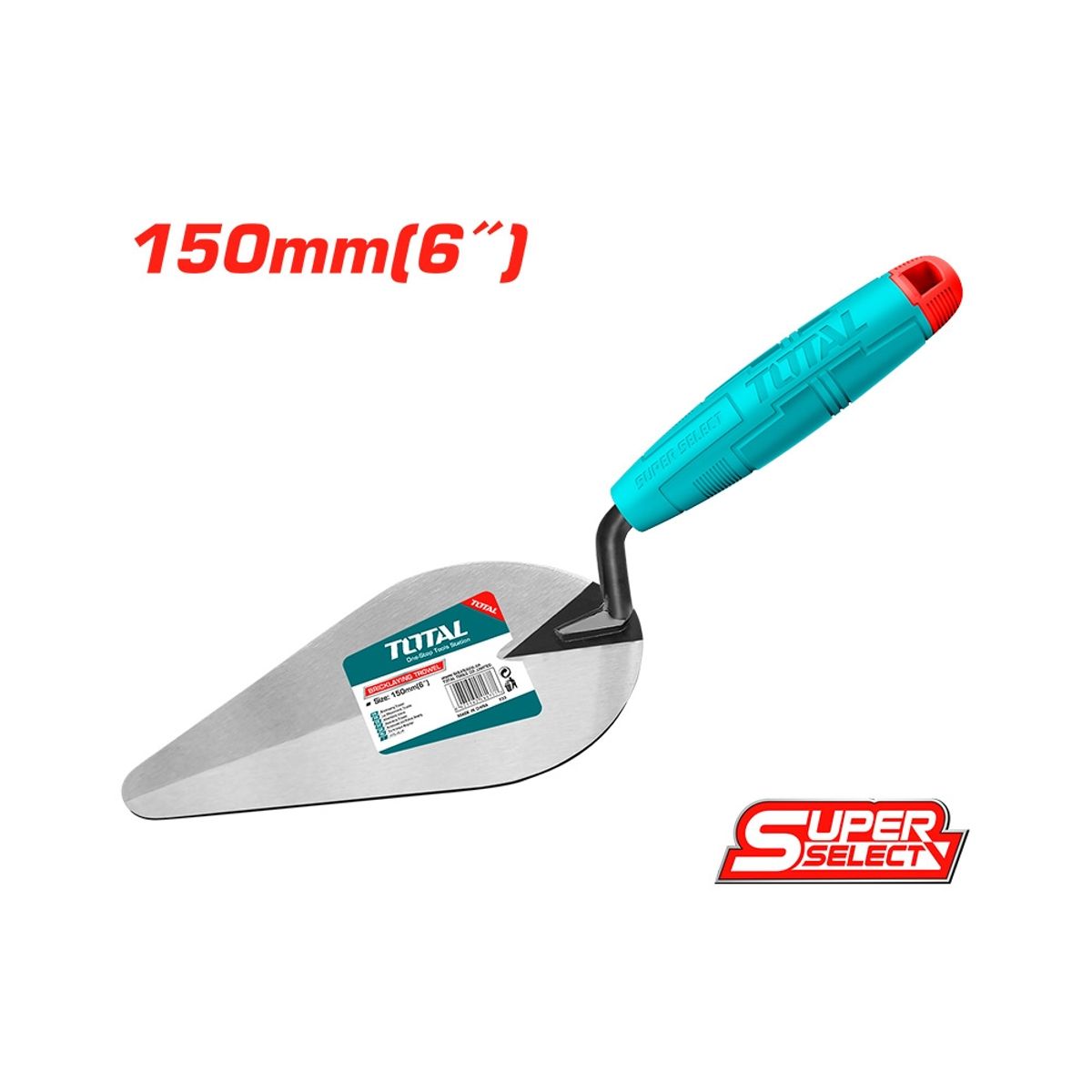 TOTAL TOOLS - Plana Lengüeta Mango Plástico 6 Pulgadas Total