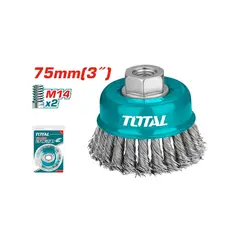 TOTAL TOOLS - Grata Copa Acero 3 Pulgadas 75mm TOTAL