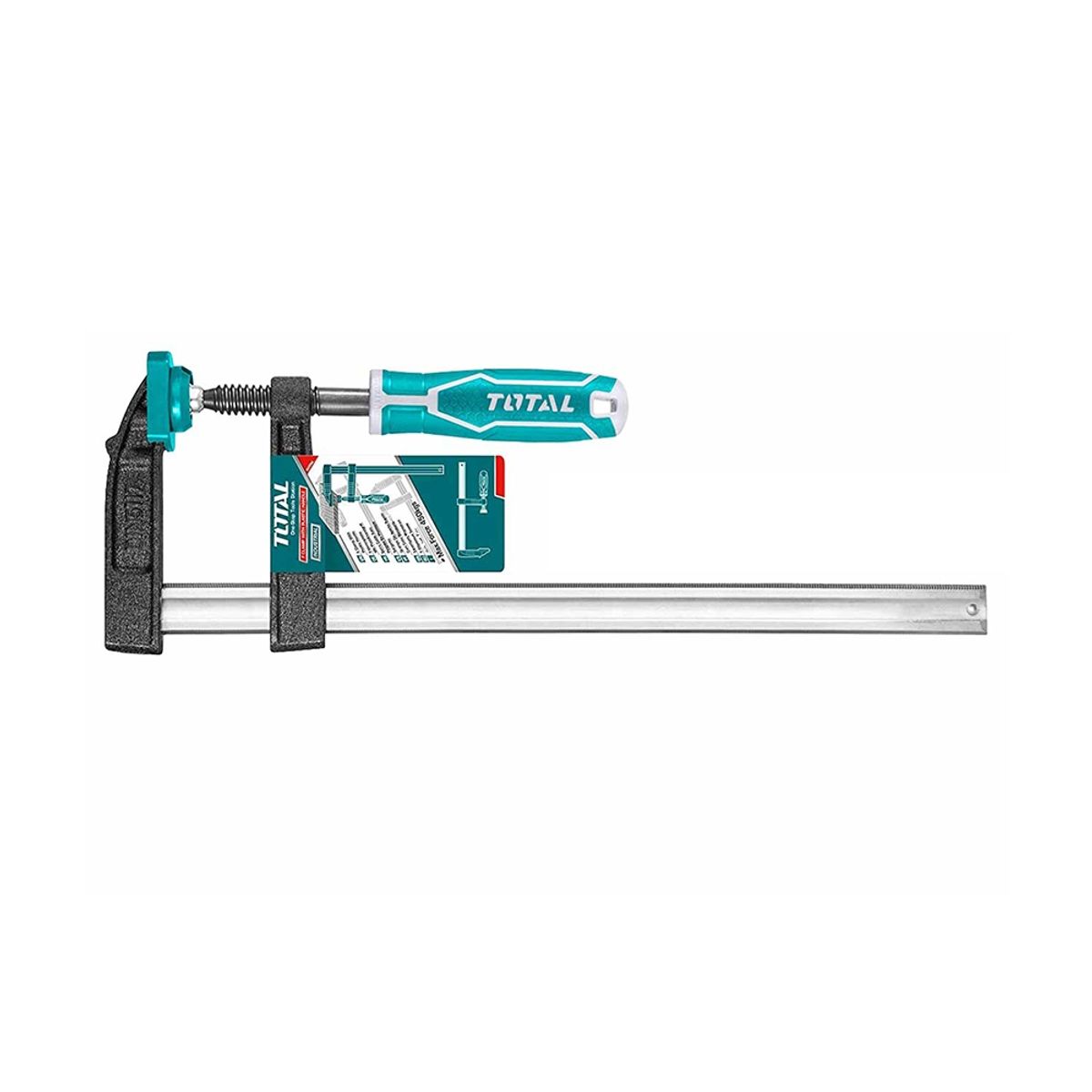 TOTAL TOOLS - Prensa Sargento tipo F 120 X 300mm TOTAL