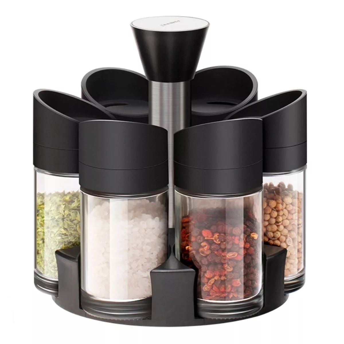 GENERICO - Frascos Especieros Organizador De Condimentos Giratorio