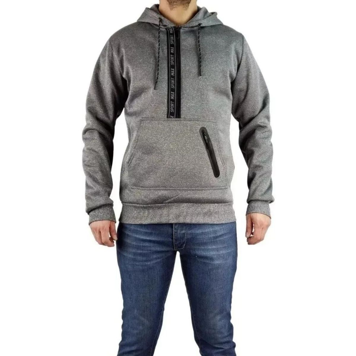 LOOK SHOP - Poleron Algodón Hombre Invierno Forro Polar 014