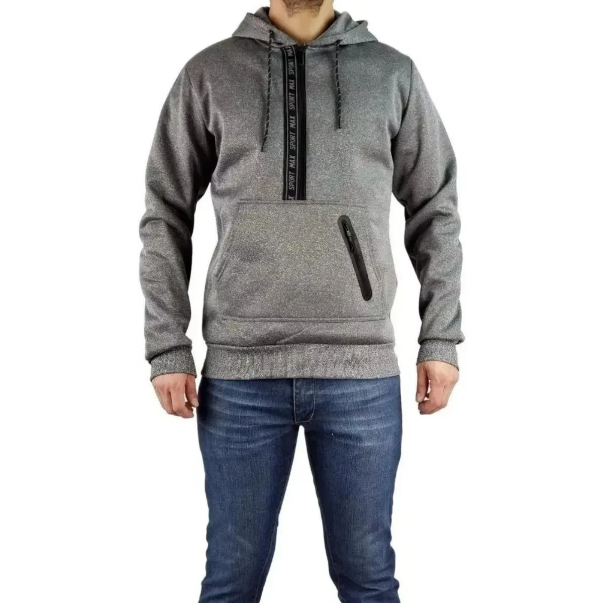 LOOK SHOP - Poleron Algodón Hombre Invierno Forro Polar 014