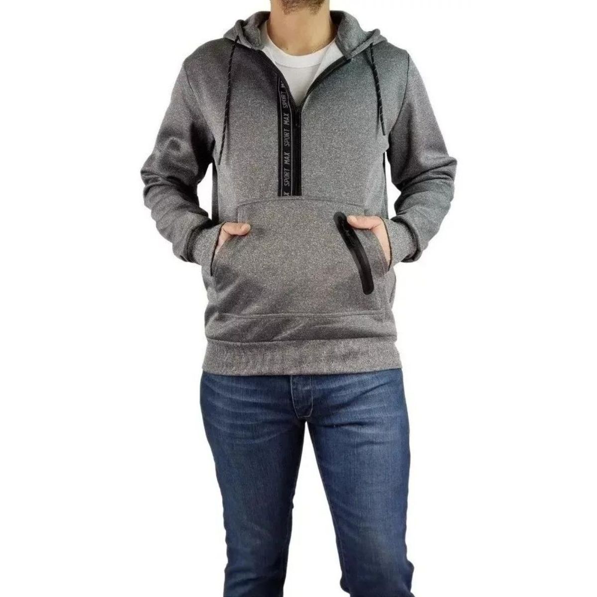 LOOK SHOP - Poleron Algodón Hombre Invierno Forro Polar 014