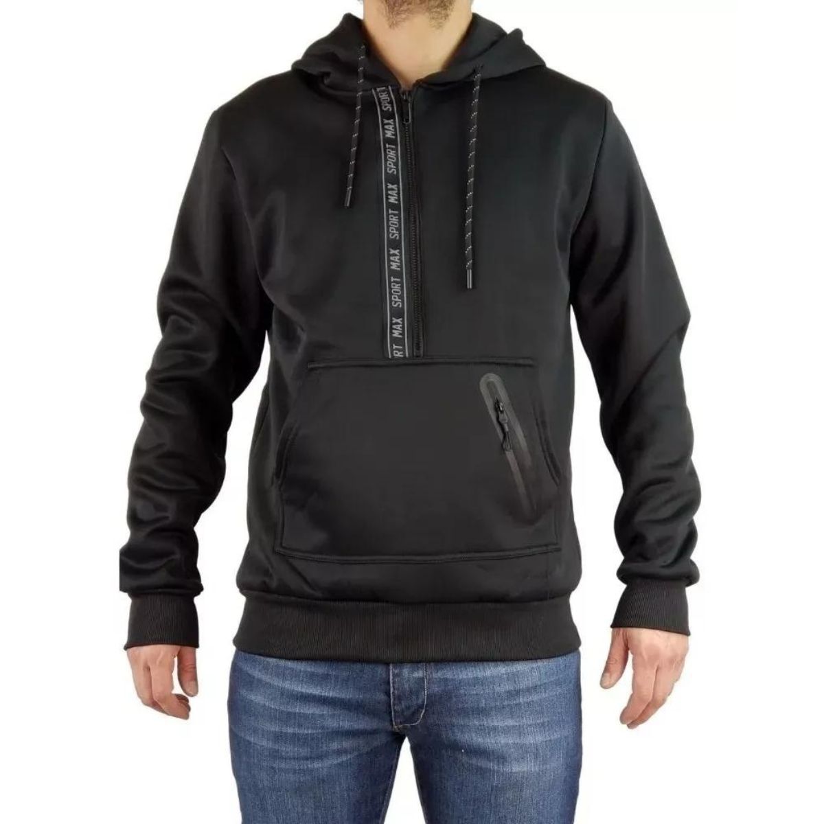 LOOK SHOP - Poleron Algodón Hombre Invierno Forro Polar 014