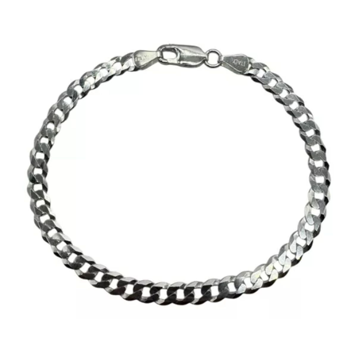 GENERICO - Pulsera Grumet Hombre Plata Italiana 925 - 20,5 cm